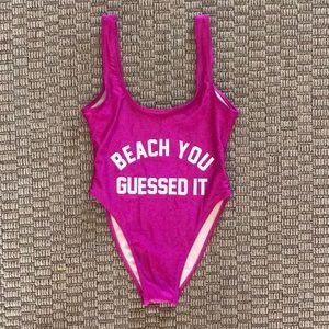 (NEVER WORN W/ LINER) private party swimsuit